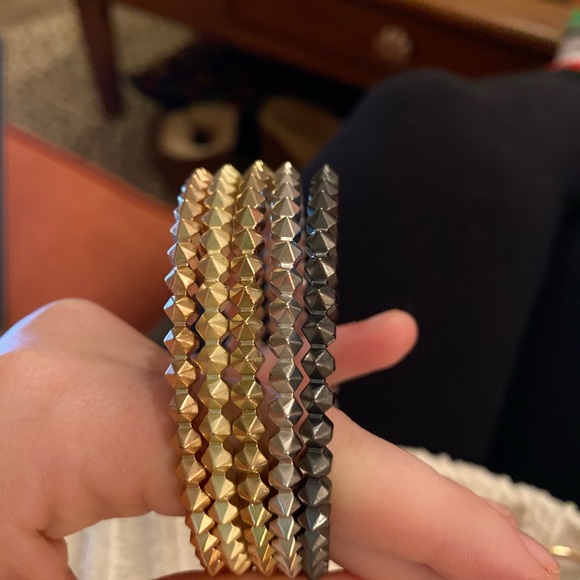 Kendra Scott Remy Mixed-Metal Bangles - Picture 4 of 4
